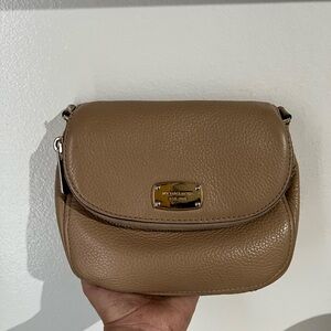 Michael Kors Tan Crossbody Bag with Gold Hardware